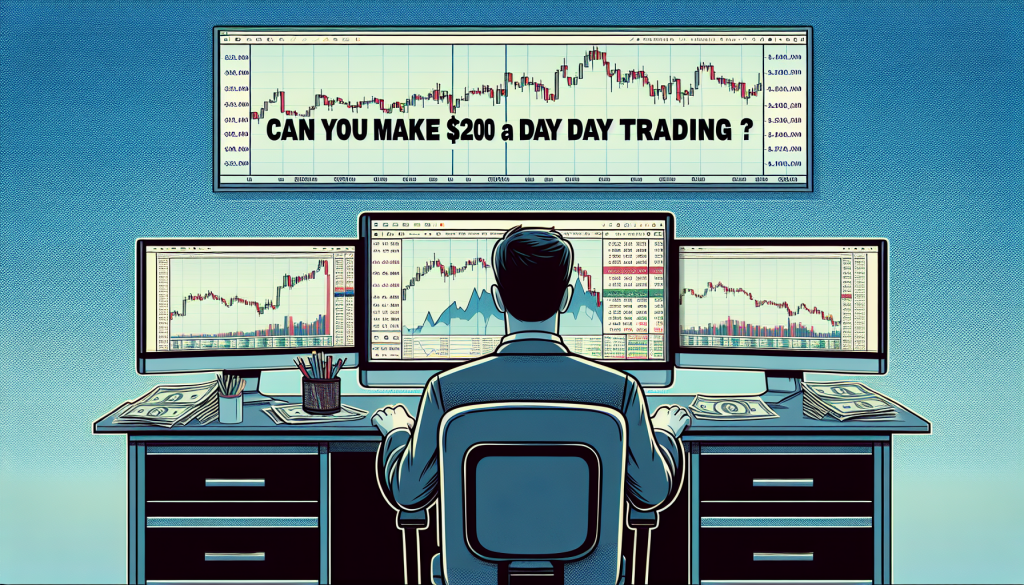 Can you make $200 a day day trading?